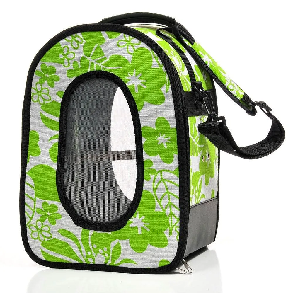 A&E Cage Company Soft Sided Travel Carrier Large GREEN