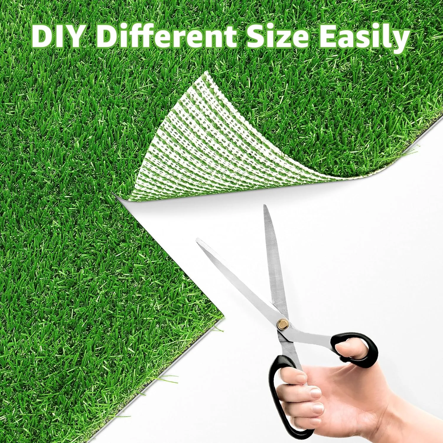 Artificial Dog Grass Pee Pad 39.4x 31.5 1 Pack - Professional Indoor Outdoor Potty Training Rug - Large Grass Turf Mat with Excellent Drainage - Pet Fake Grass Turf for Patio Lawn Decoration