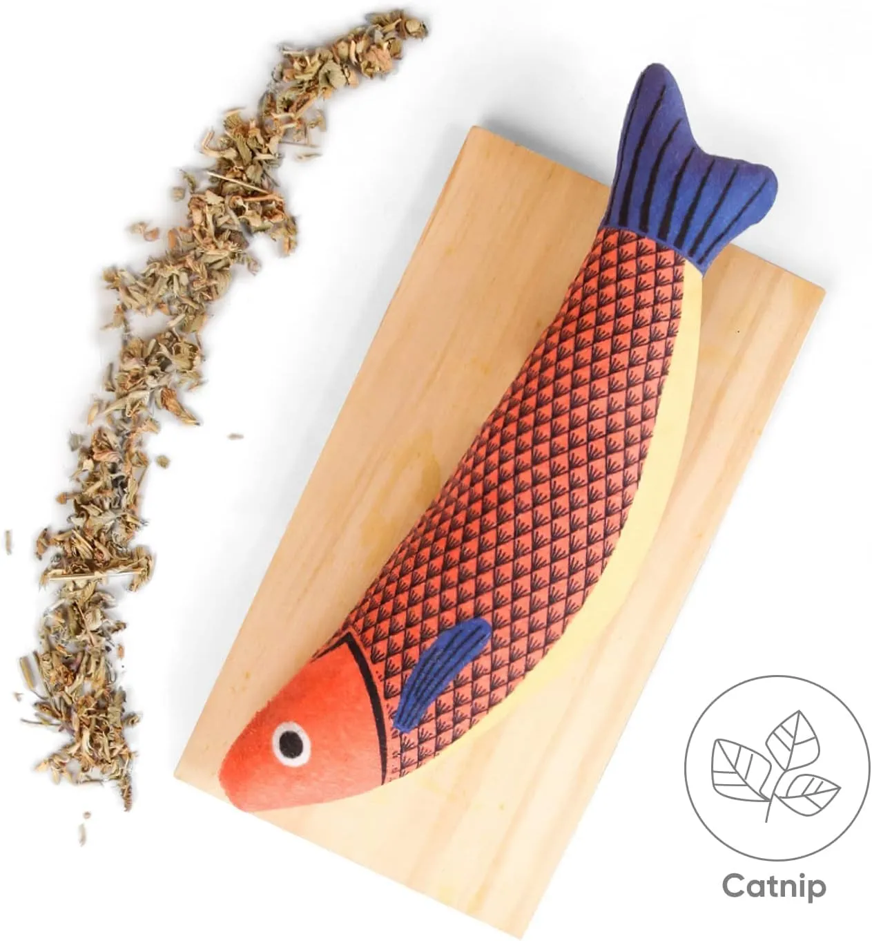 Cat Toys Saury Fish, 3 Pack Catnip Toys Bell Inside Soft and Durable, Interactive Cat Kicker Toys for Indoor Kitten Exercise 9.05 Inches for All Breeds