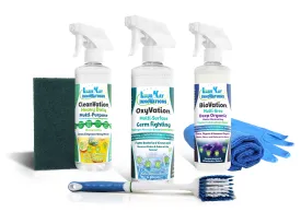 CleanVation Clean-Up Kit Multi-Purpose Heavy Duty Cleaning, Stain and Odor Removal Kit