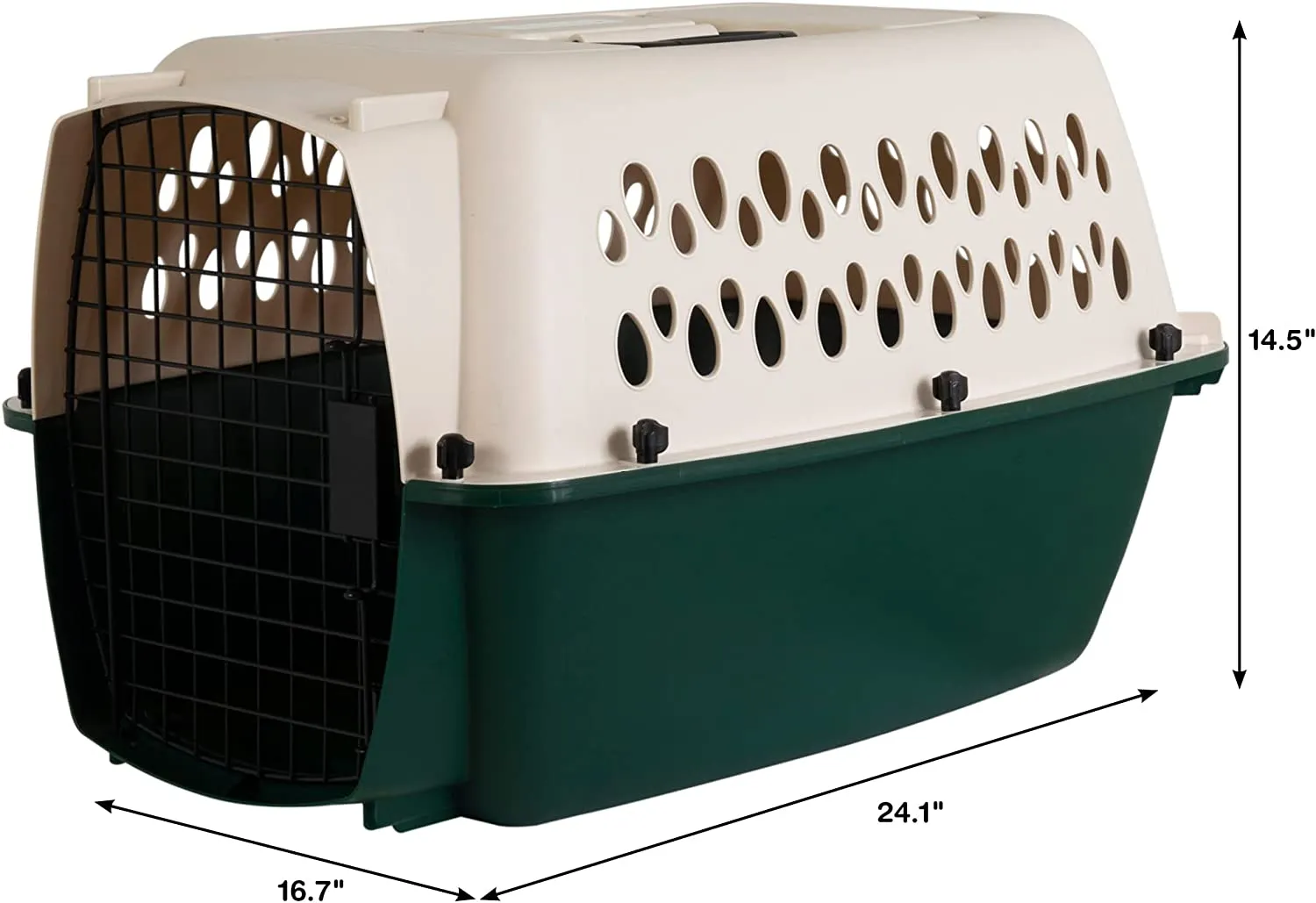 Dog Kennel Pet Carrier & Crate 24" (10-20 Lb)