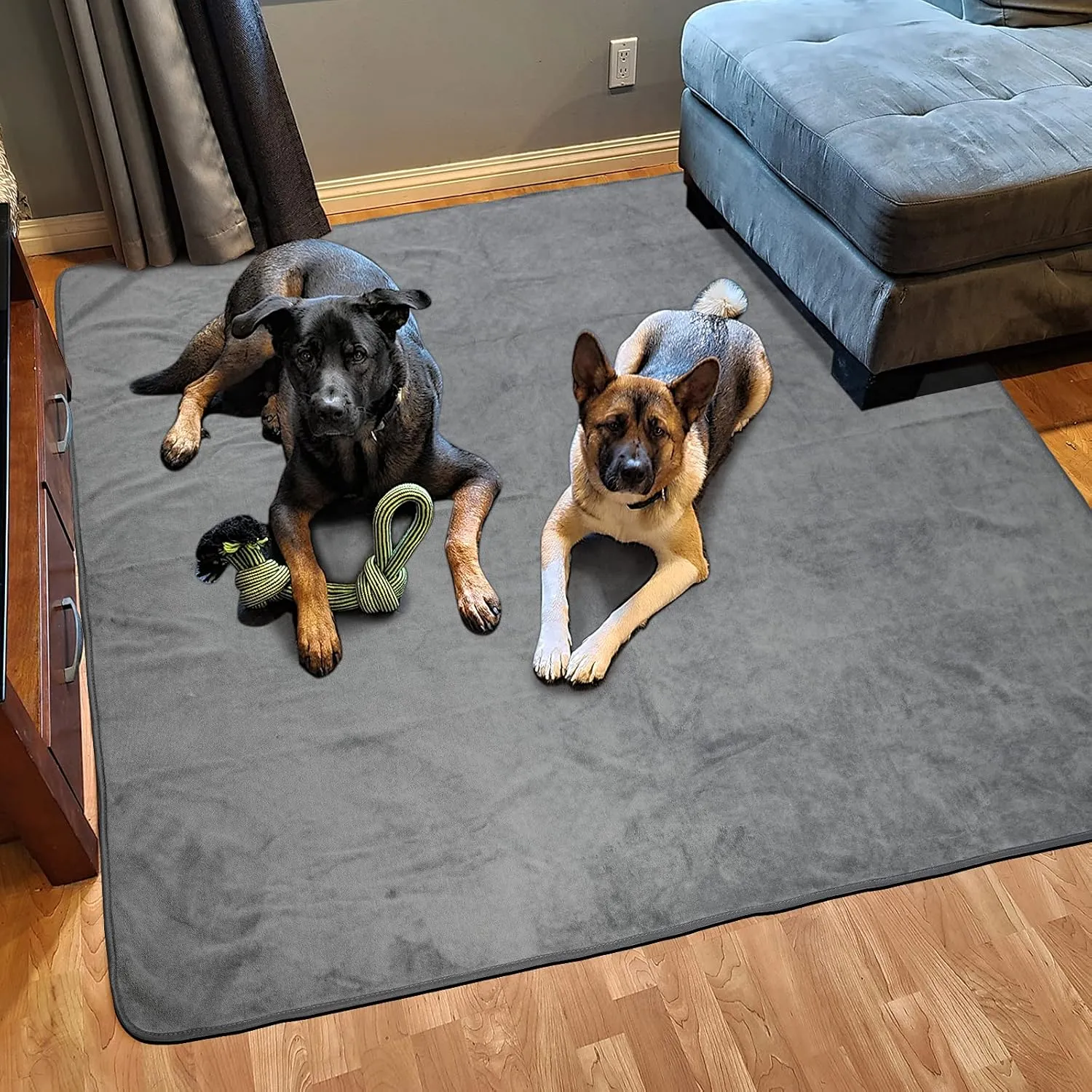 Dog Pee Pad Washable Extra Large, 72x72 Instant Absorb Training Pads, Non-Slip Pet Playpen Mat Waterproof Reusable Floor Mat for Puppy, Senior Dog Whelping Incontinence Housebreaking