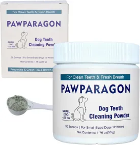 Dog Teeth Cleaning Powder - Targets Tartar & Reduces Plaque & Bad Breath, Dog Dental Powder - Teeth Cleaning Made Easy Eliminate, Dog Dental Care - Formulated for Small Dogs PP028