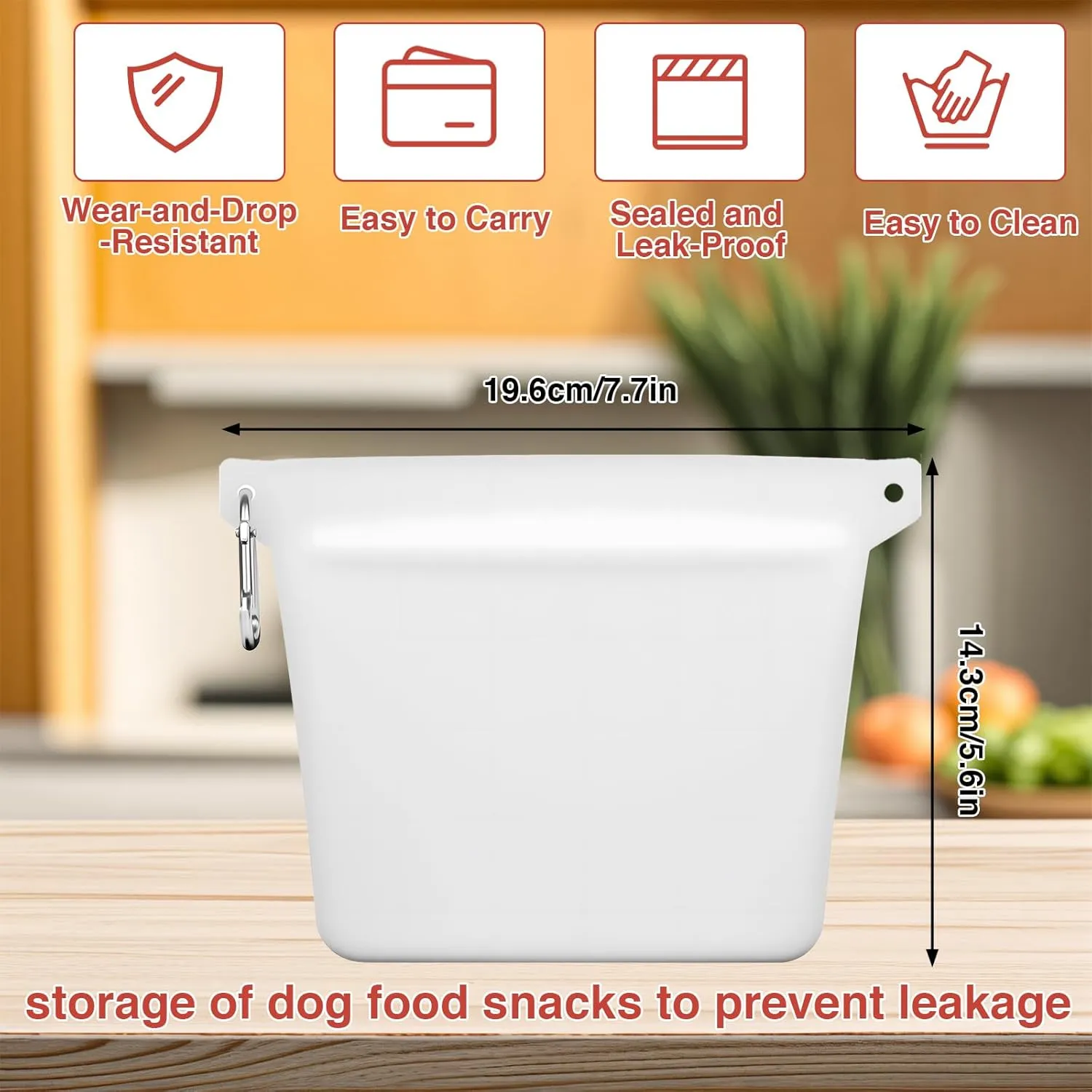 Dog Travel Kit - Leak-Proof Silicone Treat Pouch, Collapsible Food & Water Bowls & Poop Bag Holder for Small to Medium Dogs - Walking Hiking Camping Accessories (green)
