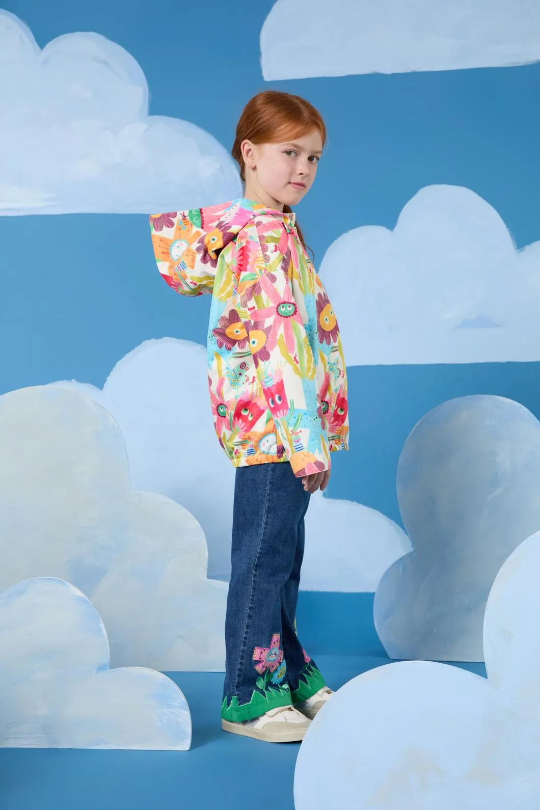 Happy Floral Kids Raincoat