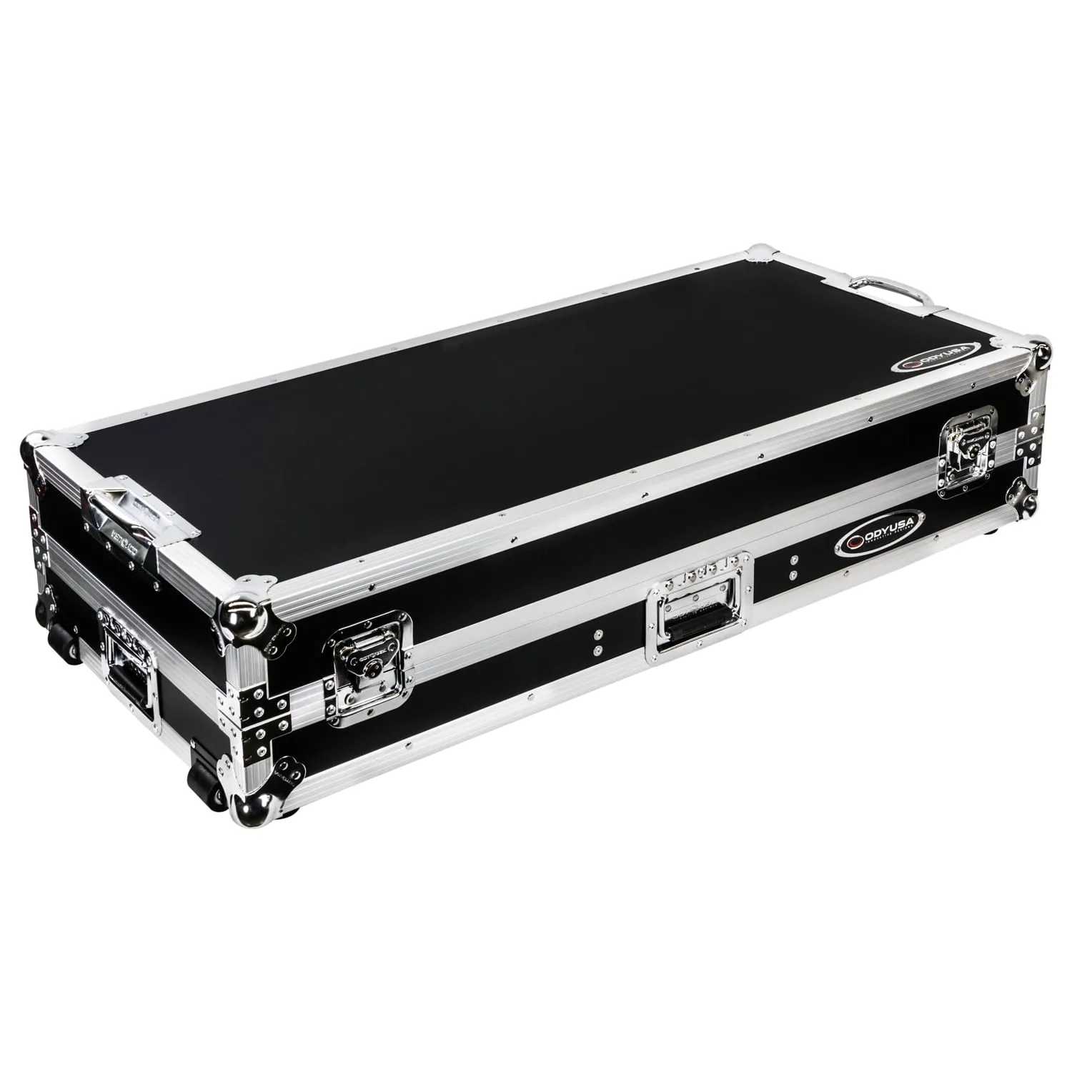 Odyssey FZGSRANE1272W Low Profile Rane Twelve and Rane Seventy/Seventy-Two Coffin Flight Case w/Glide Platform