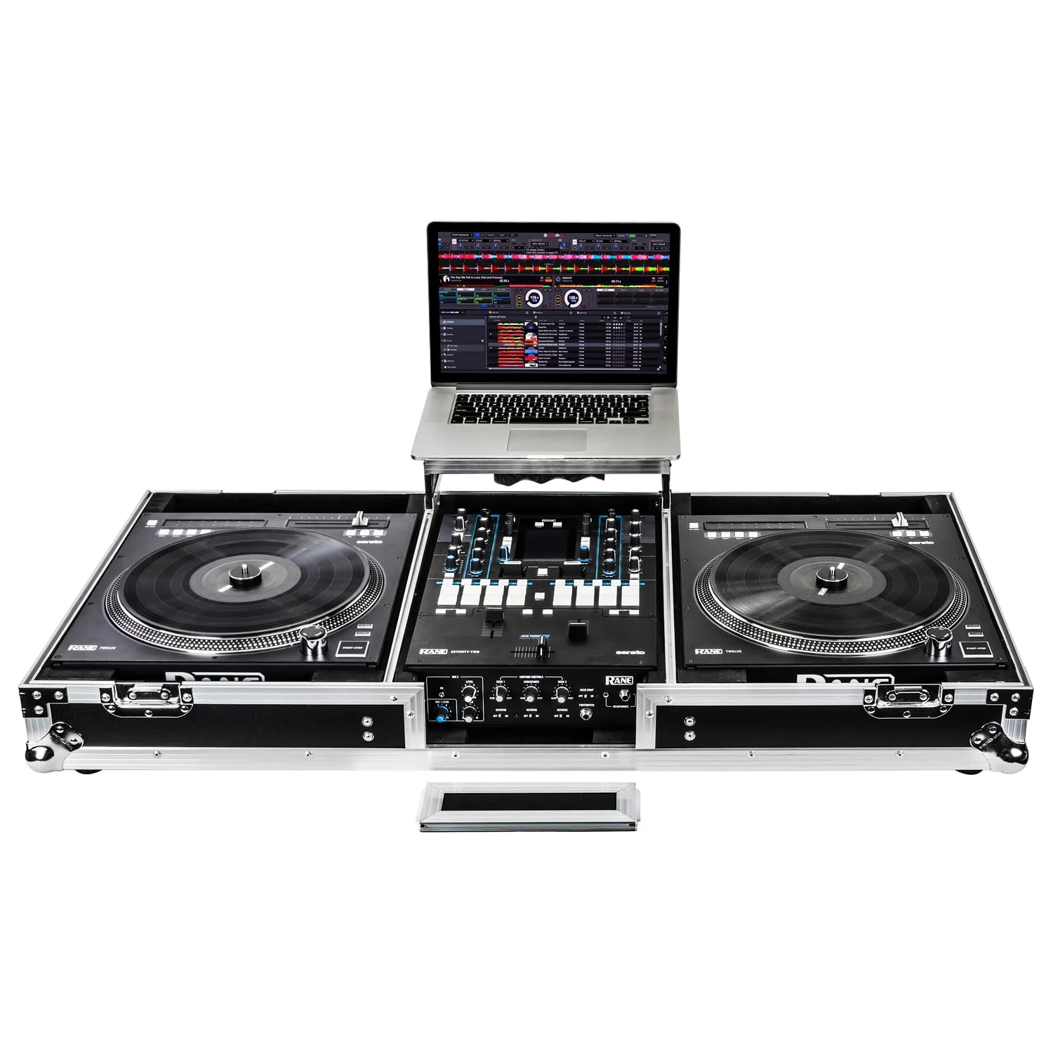 Odyssey FZGSRANE1272W Low Profile Rane Twelve and Rane Seventy/Seventy-Two Coffin Flight Case w/Glide Platform