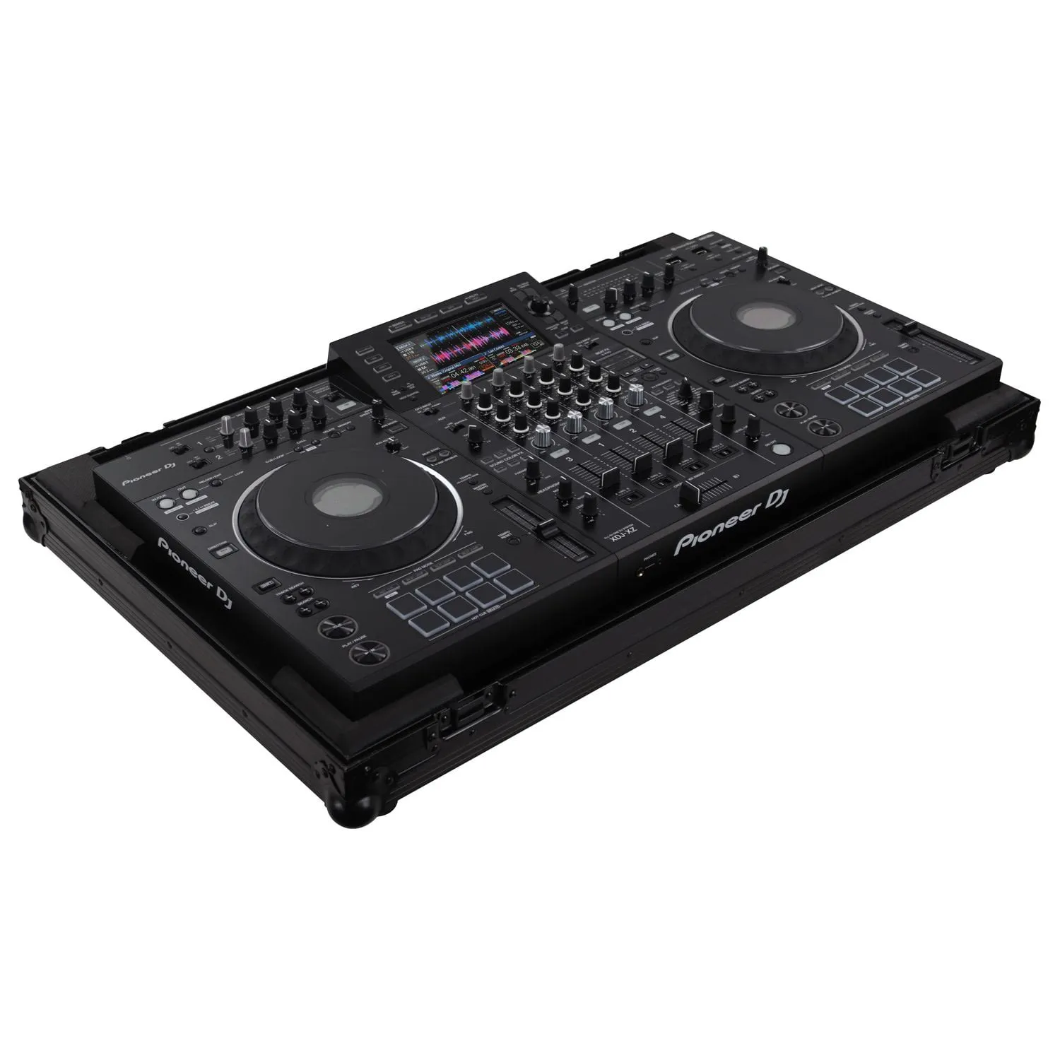Odyssey FZPIXDJXZWBL Pioneer XDJ-XZ Black Label Low Profile Case w/Wheels