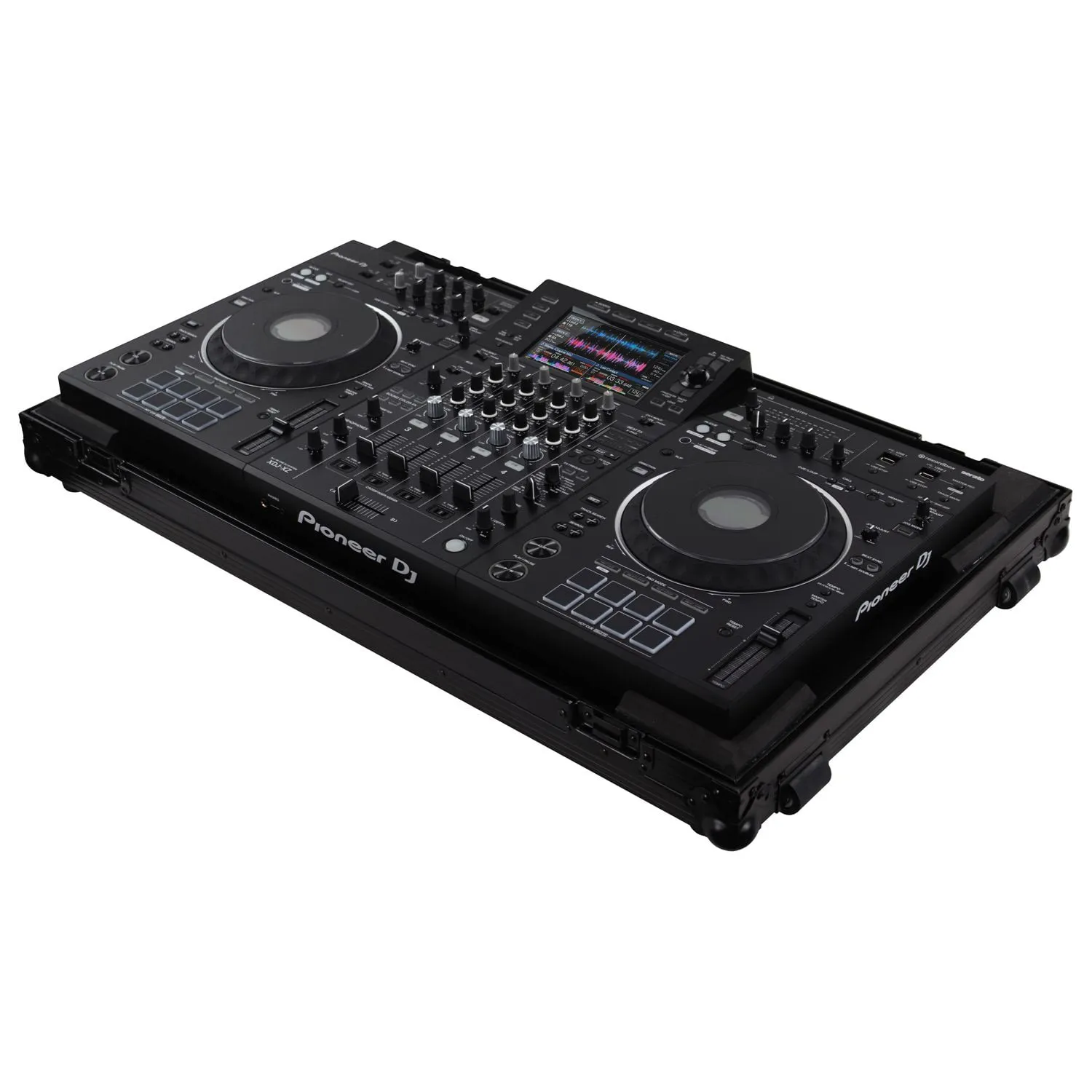 Odyssey FZPIXDJXZWBL Pioneer XDJ-XZ Black Label Low Profile Case w/Wheels