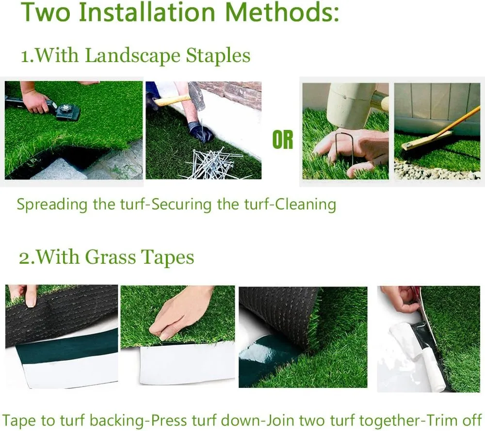 Petgrow Dog Artificial Grass Turf Pee Potty Training Rug - Thick Realistic Indoor Outdoor Garden Lawn Landscape Balcony Synthetic Turf Fack Grass, Easy to Clean with Drainage Holes- 28In X 40In
