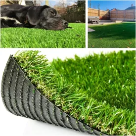 Petgrow Dog Artificial Grass Turf Pee Potty Training Rug - Thick Realistic Indoor Outdoor Garden Lawn Landscape Balcony Synthetic Turf Fack Grass, Easy to Clean with Drainage Holes- 28In X 40In