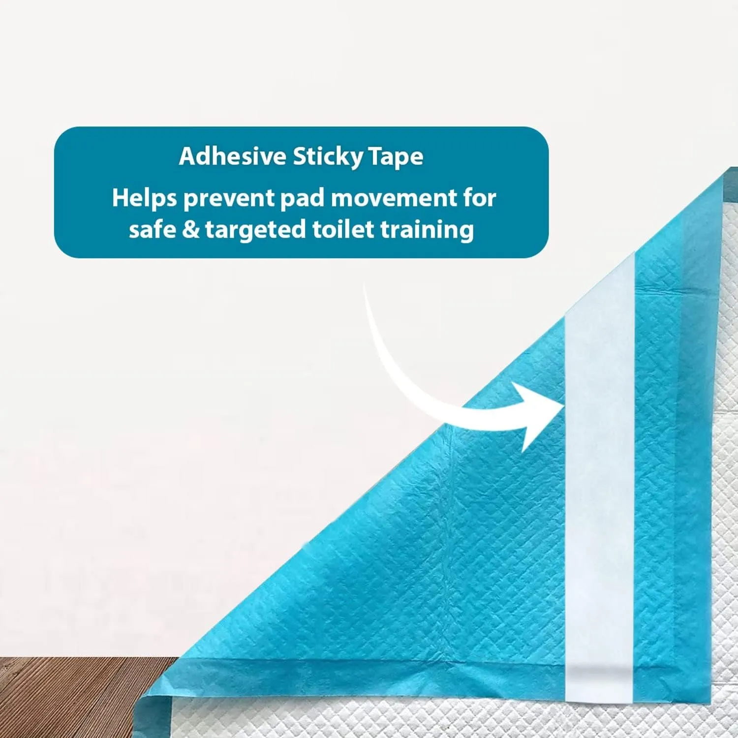 PETSWORLD Mega-Sized Dog Pee Pads (40" x 99")  4XL Gigantic Pet Piddle Pads for Puppy Training, Incontinence  with Adhesive Sticky Tape  Leak Proof, 5-Layer Protection (20 Count)