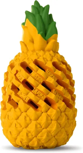 Pineapple Dog Toys for Large Dogs Aggressive Chewers Puppy, Indestructible Dog Chew Toys for Small Medium Dogs, Tough Dog Puzzle Toys Treat Dispensing Durable Dog Toys Teeth Clean
