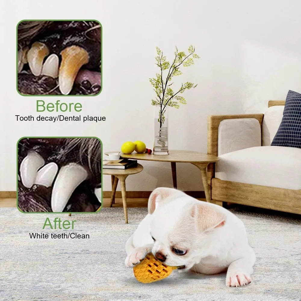 Pineapple Dog Toys for Large Dogs Aggressive Chewers Puppy, Indestructible Dog Chew Toys for Small Medium Dogs, Tough Dog Puzzle Toys Treat Dispensing Durable Dog Toys Teeth Clean