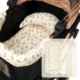 Stroller Cover for Pets, Pet Stroller Cushion for Dogs & Cats, Easy Wash Mat(Flower, 30"7.08")