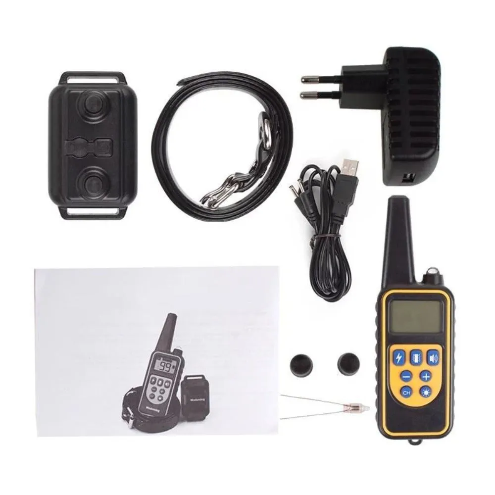 Ziggy Long Range Electric Dog Training Collar With Beep, Vibrate and No Harm Shock